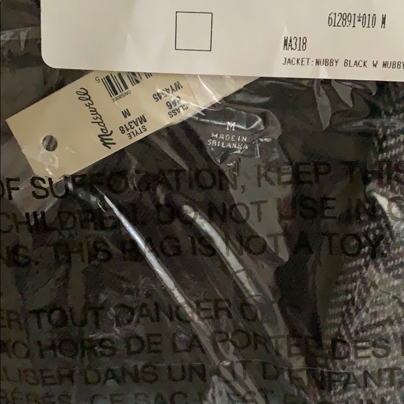 Madewell Larsen Blazer in Herringbone - Picture 9 of 9